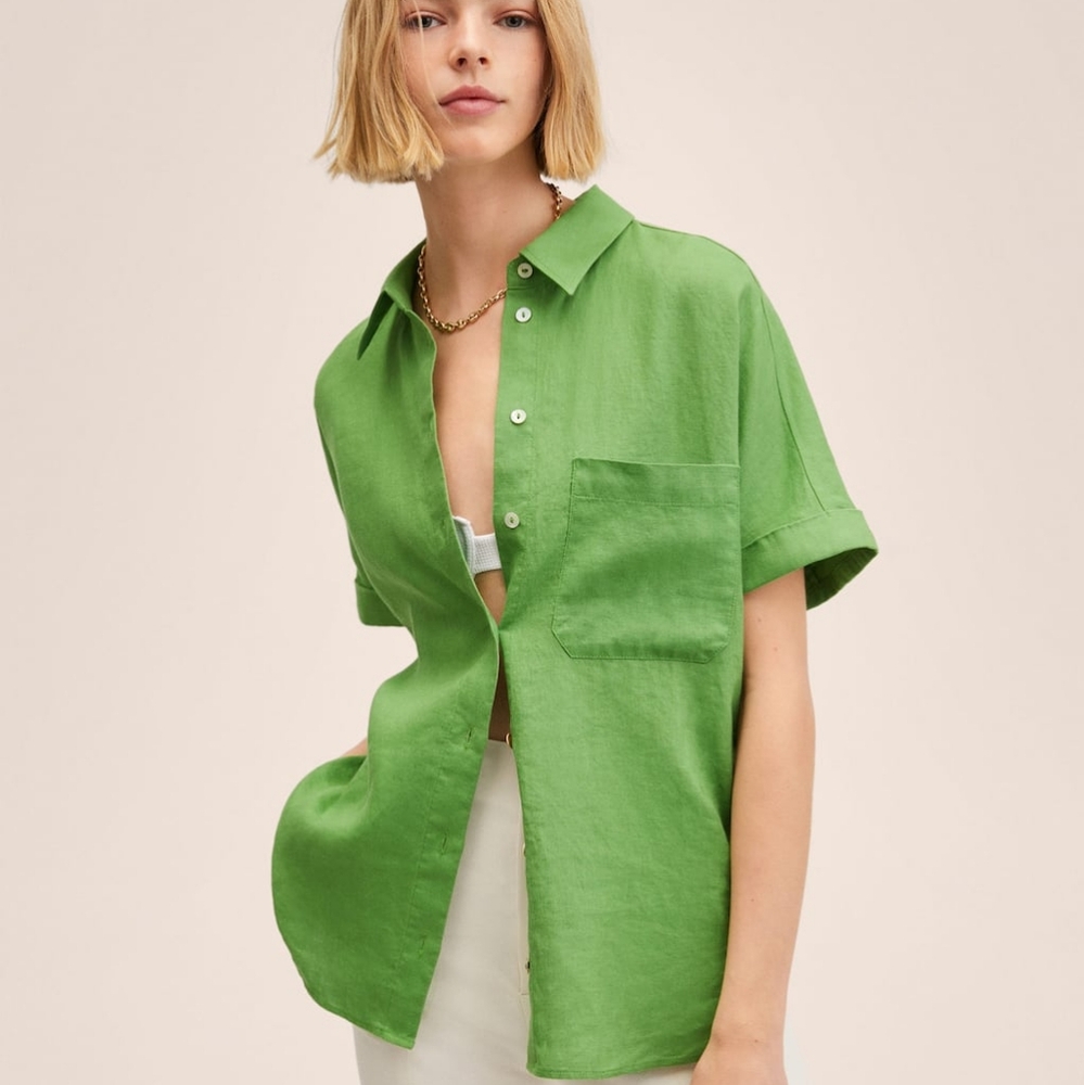 Mango linen shirt